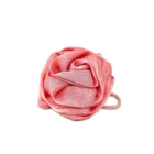 An image of a Rose Loofah - Pink on a white background.