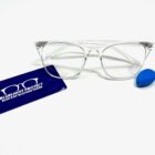 A pair of Blue Light Blocking Photochromic Glasses- Clear.