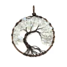 A Flourite Tree of Life Pendant featuring a Tree of Life.