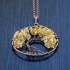 Citrine Tree of Life Pendant.