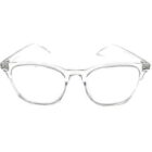 A pair of Blue Light Blocking Photochromic Glasses- Clear on a white background.