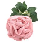 A Rose Loofah- Natural Loofah Sponge- Pink pink rose.